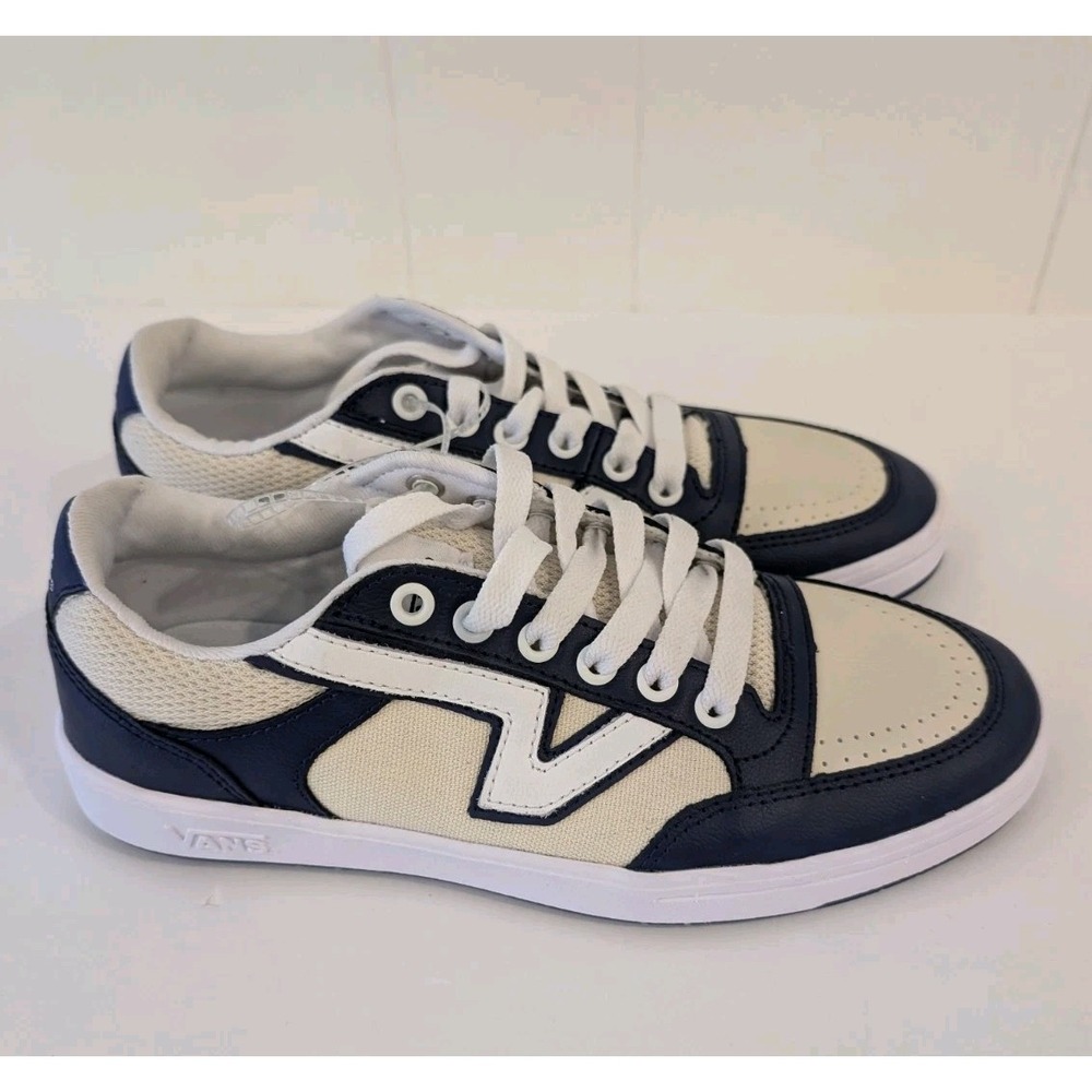 Vans Men's Lowland Cc New Varsity 2 Tone Blue White Skate Shoes Size 6.5